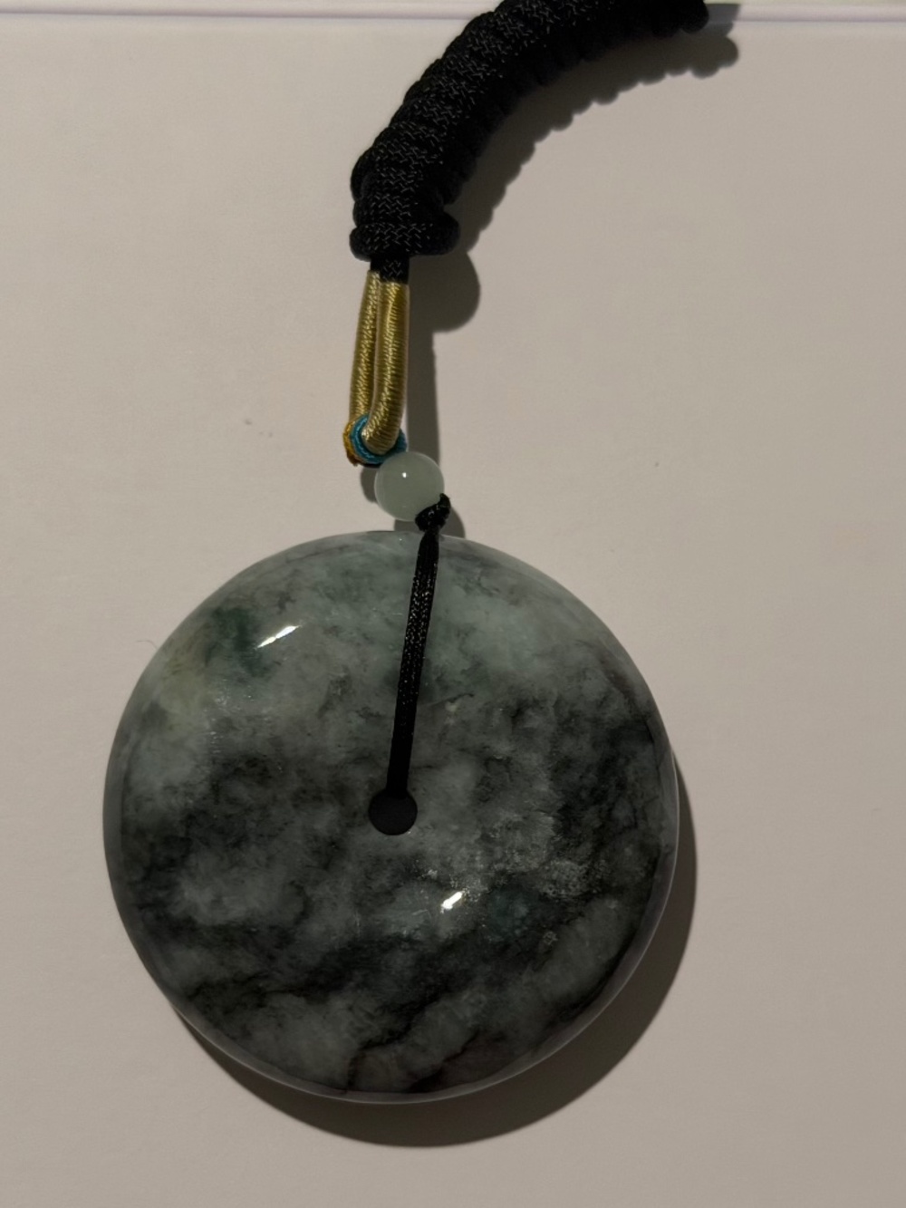 Wuji Jade Donut Pendant